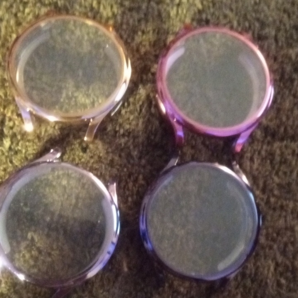 Set of Four Watch Cases in Multicolor
